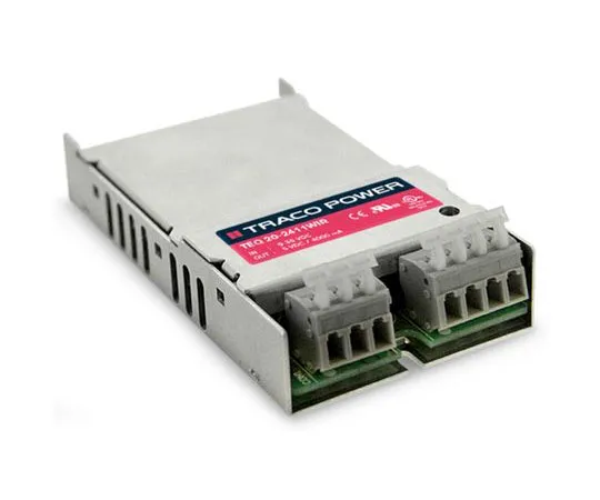 63-8428-83　TRACOPOWER TEQ 20WIR 20W Isolated DC-DC Converter Chassis Mount, Voltage in 18 → 75 V dc, Voltage out 24V dc　TEQ 20-4815WIR