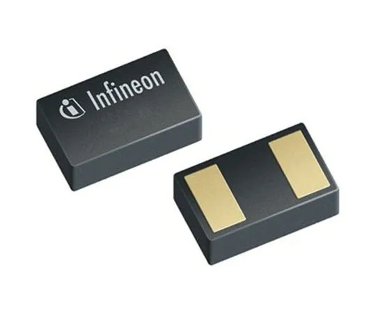 63-8348-14　Infineon ESD207B102ELE6327XTMA1, Bi-Directional TVS Diode, 2-Pin TSLP　ESD207B102ELE6327XTMA1