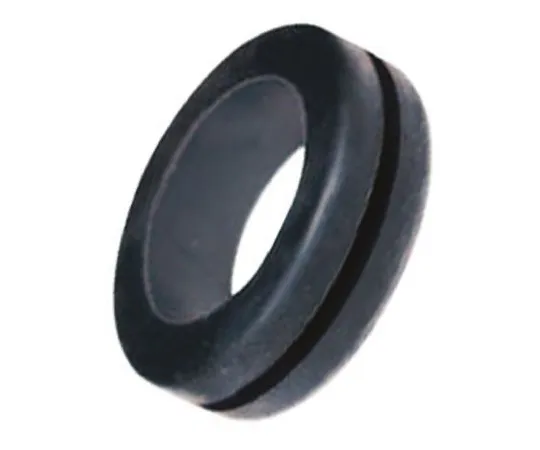 63-9689-83　SES Black Polychloroprene 7mm Round Cable Grommet for Maximum of 5 mm Cable Dia.　02520130010