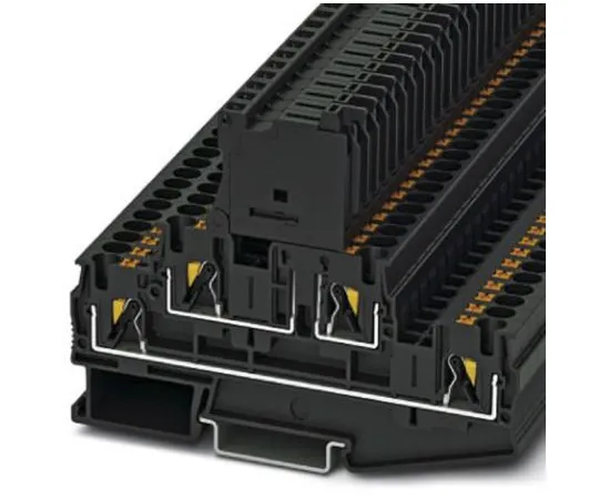 63-9680-66　Phoenix Contact PTTB 4-HESILED 250 (5X20) Non-F***d Terminal Block, 4 Way/Pole, 24 → 10 AWG DIN Rail, 500 V　3211892