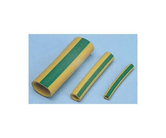 63-8343-43　SES Expandable Neoprene/Chloroprene Green/Yellow Cable Sleeve, 3mm Diameter, 25mm Length　2010004060