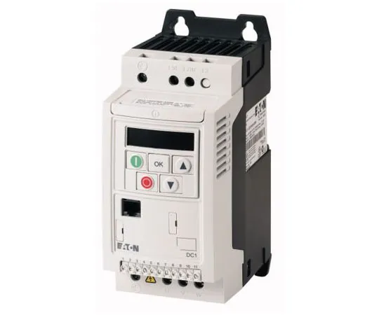 63-8408-17　Eaton Inverter Drive, 3-Phase In 1.5 kW, 400 V ac with EMC Filter, 4.1 A DC1, IP20　185746 & DC1-344D1FN-A20CE1