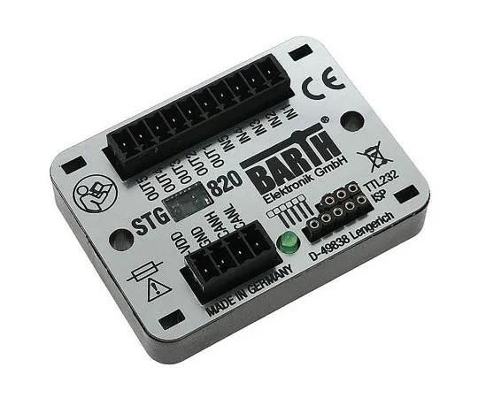 63-8412-37　BARTH STG-820 Logic Module, 7 → 32 V dc Analogue, Digital, Solid State, 3 x Input, 9 x Output Without Display　0850-0820