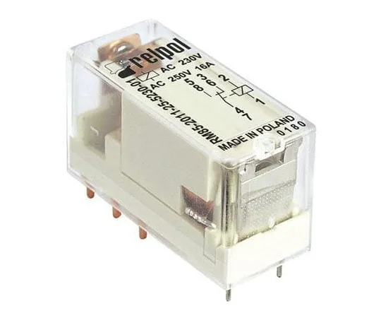 63-8409-41　Relpol Non-Latching Relay PCB Mount, 110V dc Coil, 16A　RM85-2011-35-1110