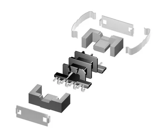 63-8395-03　EPCOS N87 Ferrite Core, 315nH, 30 x 9.1 x 15mm, For Use With DC/DC Converter, Flat Transformers, Power Transformers　B66423U0315K187